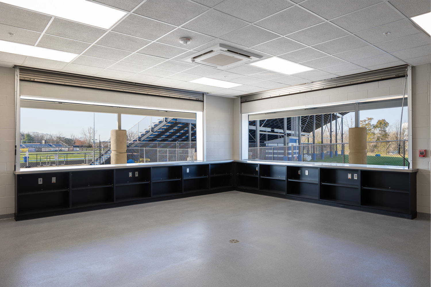 Charlestown High School Locker Room